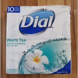 Dial Skin Care White Tea Bar Soap - 10pk - 4oz each
